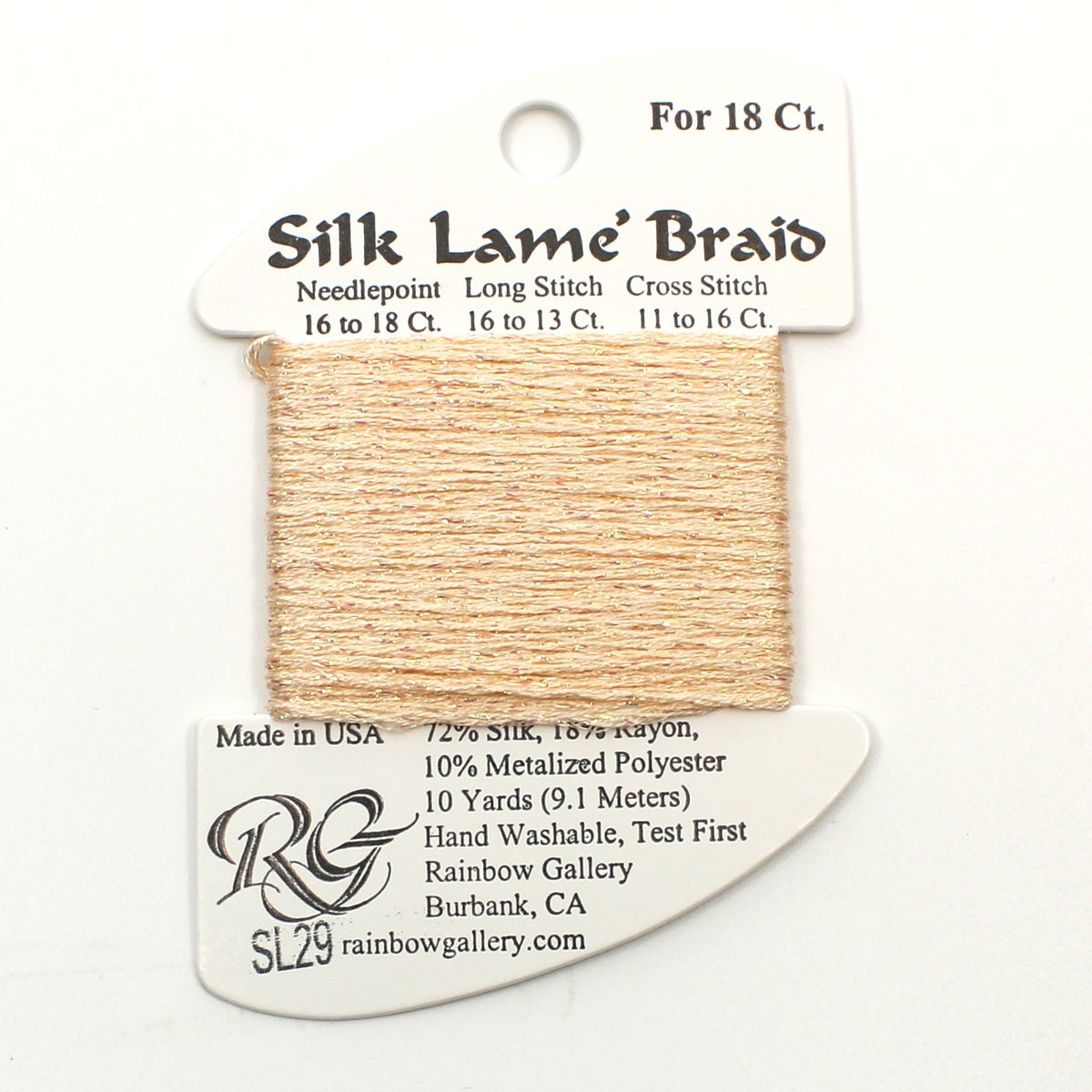 Silk Lame Braid SL29 Chiffon