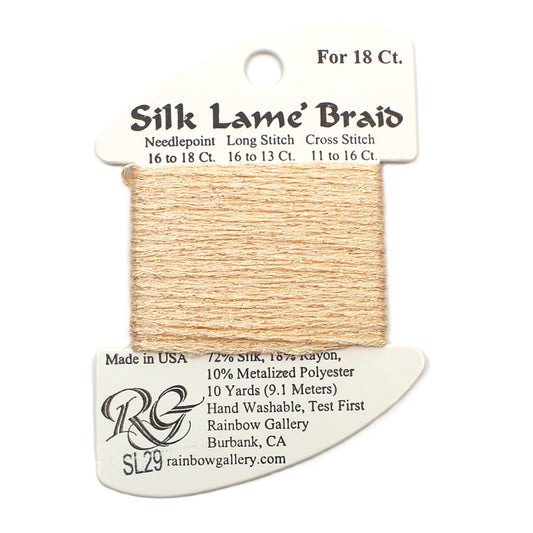 Silk Lame Braid SL29 Chiffon