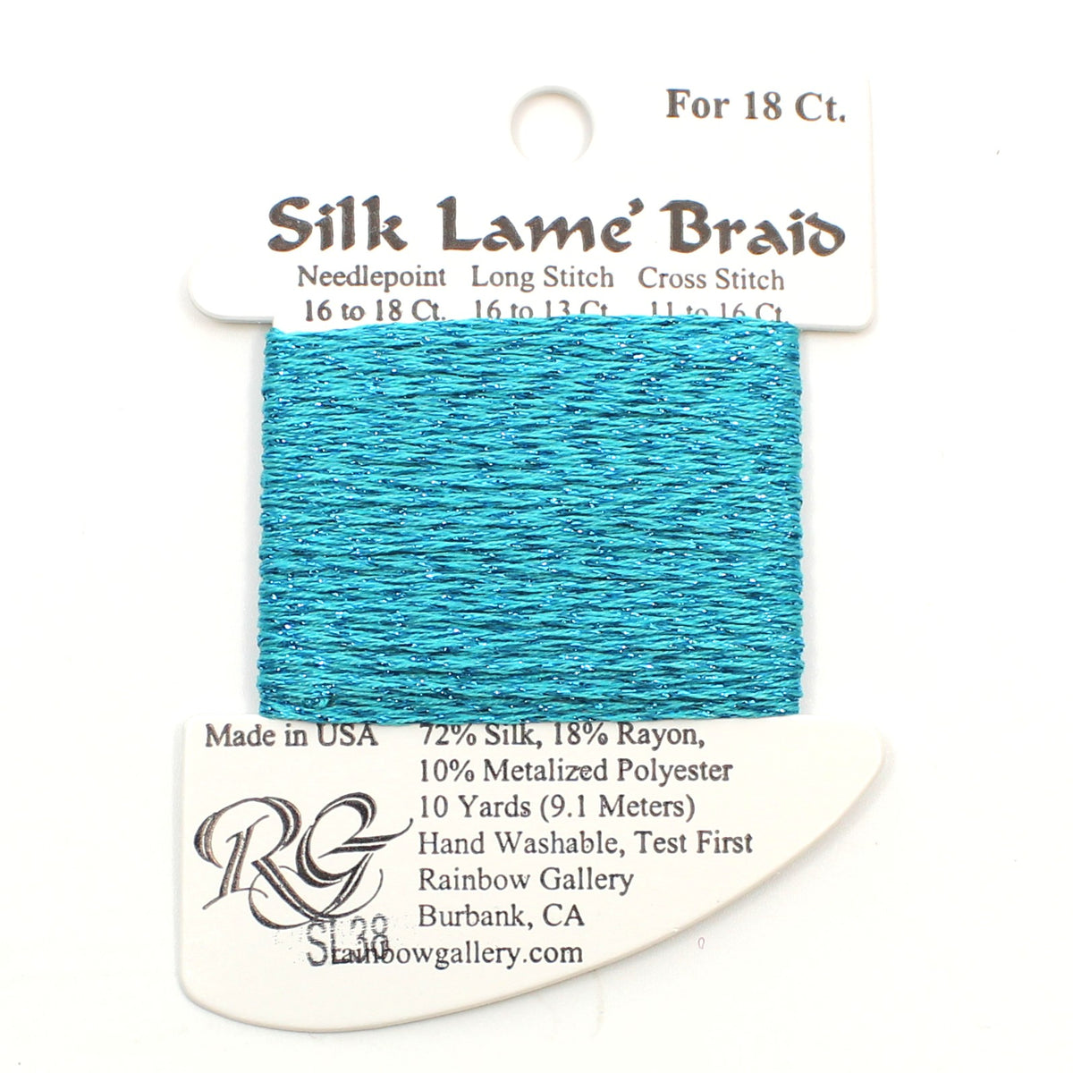 Silk Lame Braid SL38 Caribbean