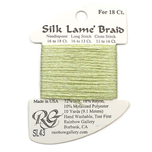 Silk Lame Braid SL43 Lite Mint