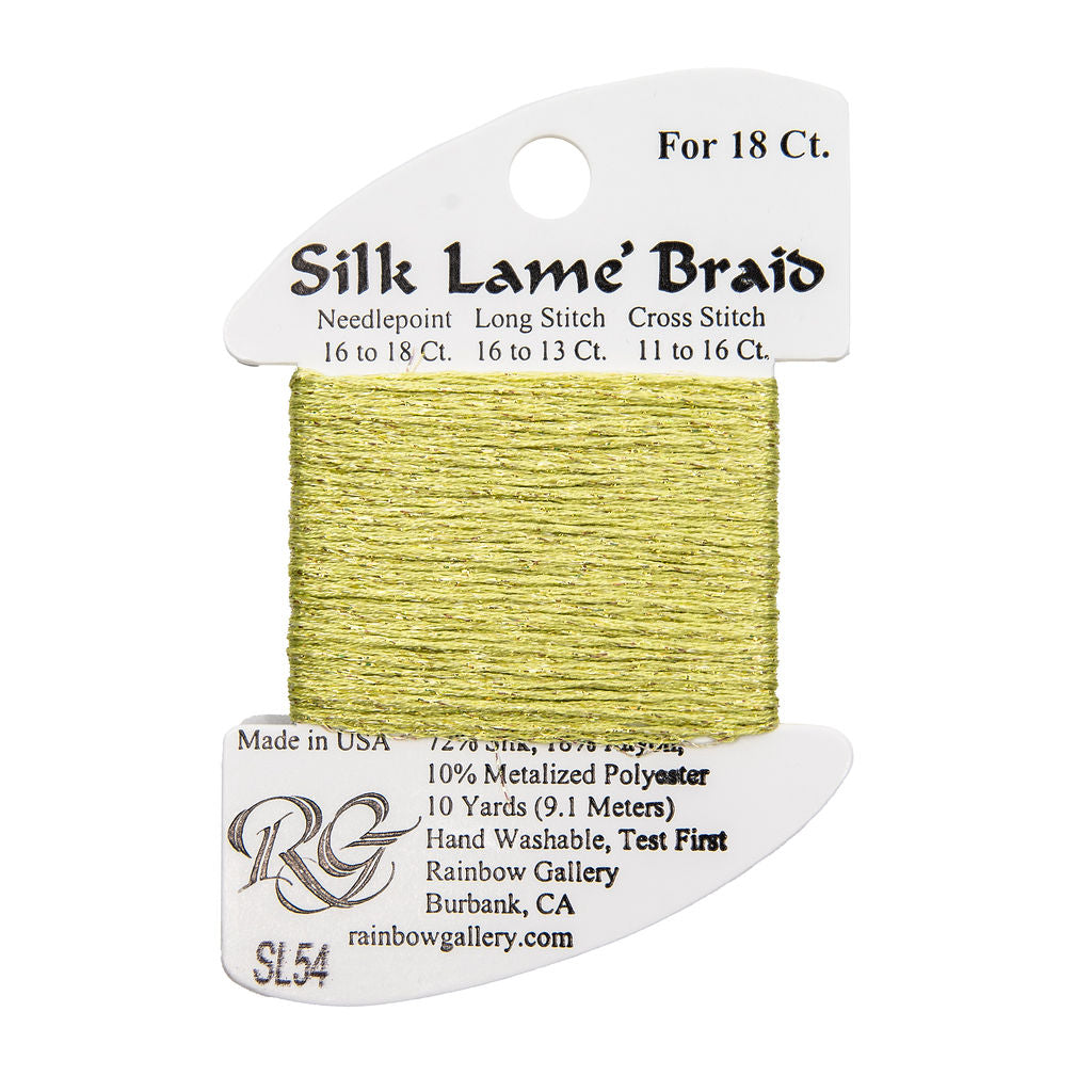 Silk Lame Braid SL54 Lite Avocado