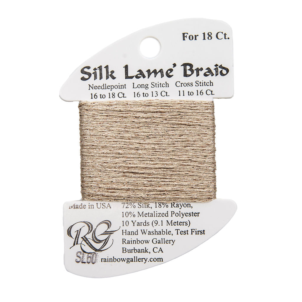 Silk Lame Braid SL60 Camel