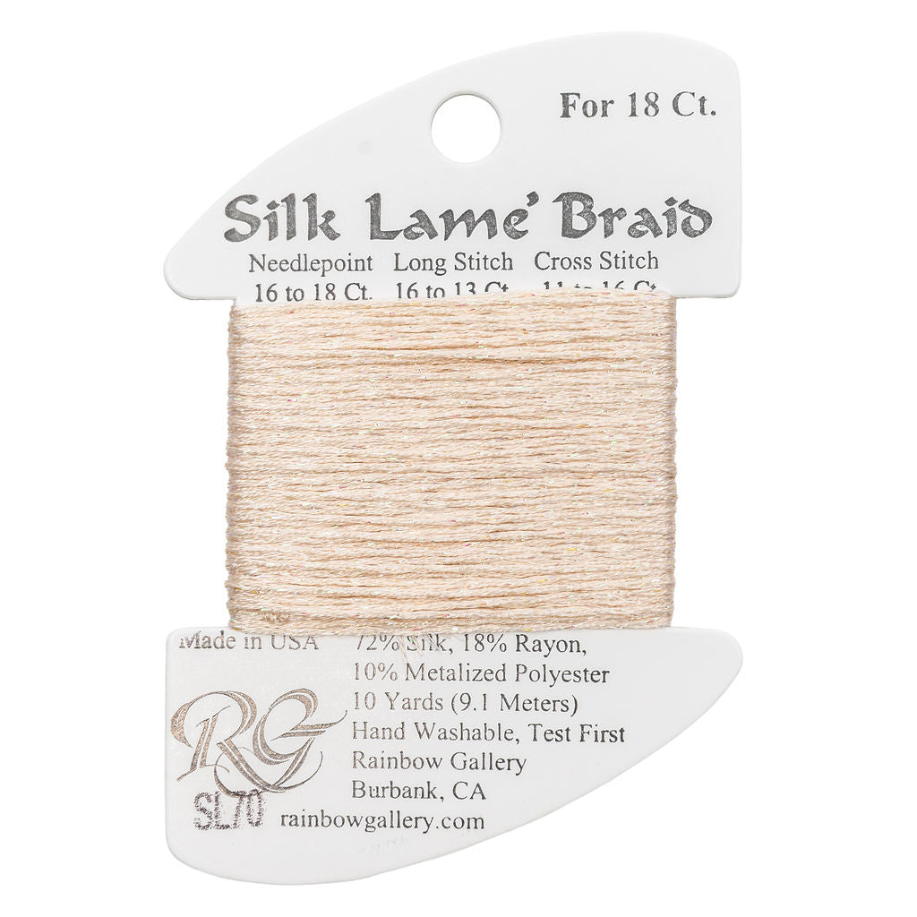 Silk Lame Braid SL70 Lite Peach