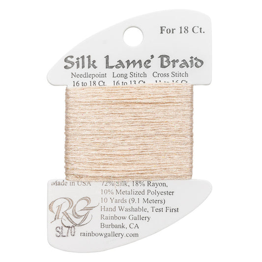 Silk Lame Braid SL70 Lite Peach