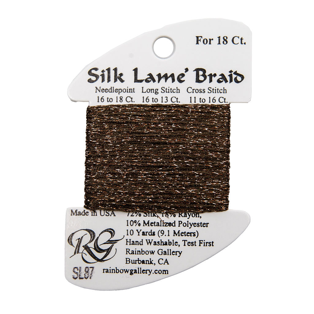 Silk Lame Braid SL87 Bark