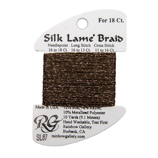 Silk Lame Braid SL87 Bark