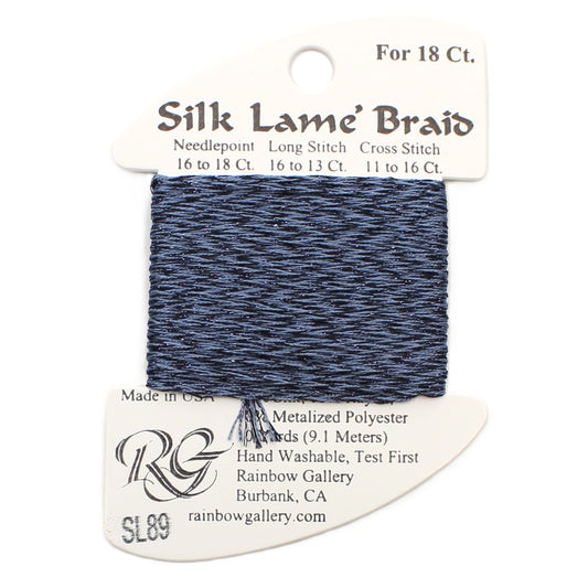 Silk Lame Braid SL89 Blue Jeans