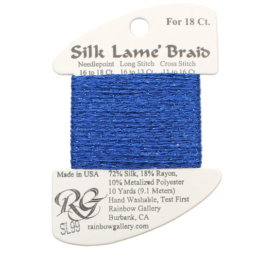 Silk Lame Braid SL99 Classic Blue
