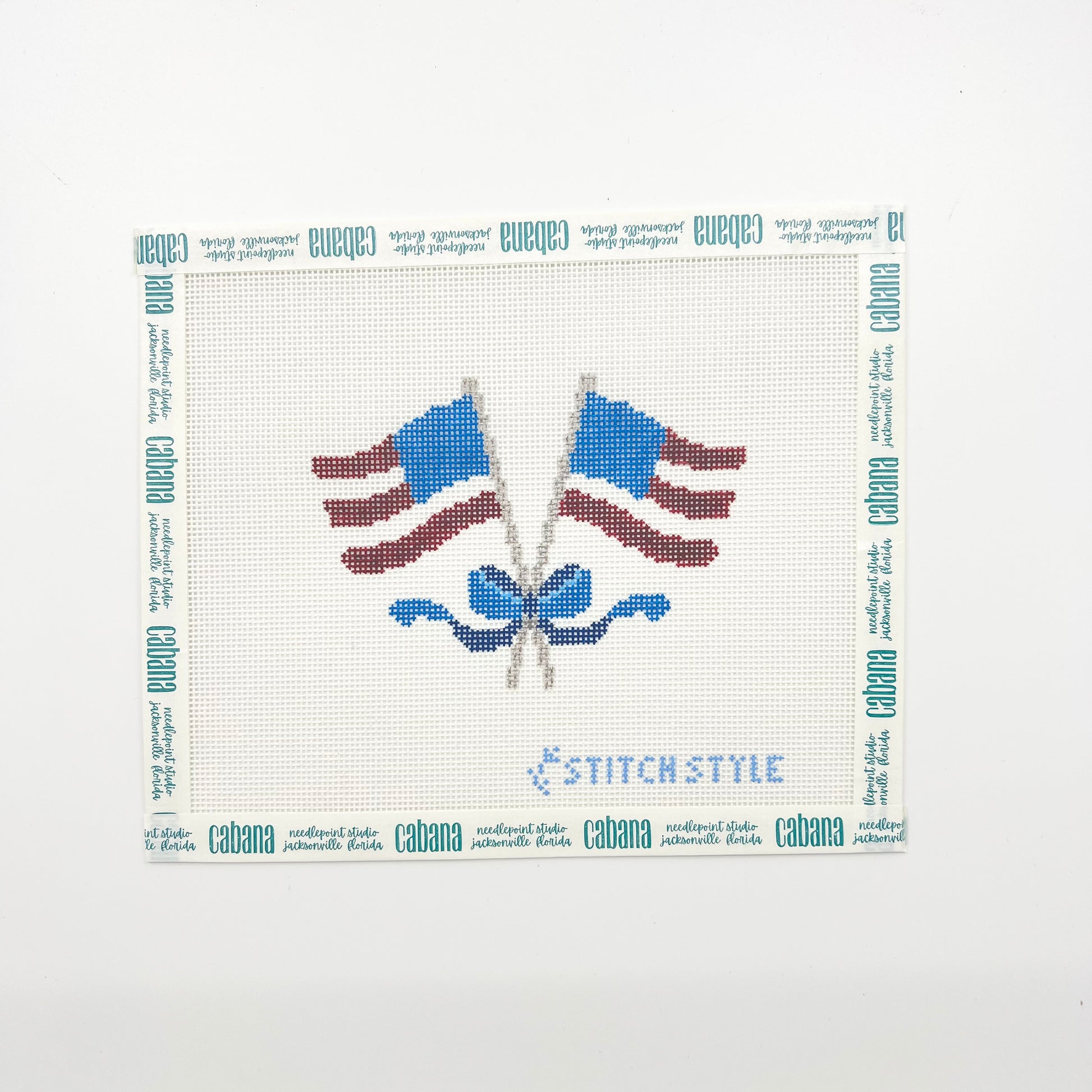 American Flags with Bow