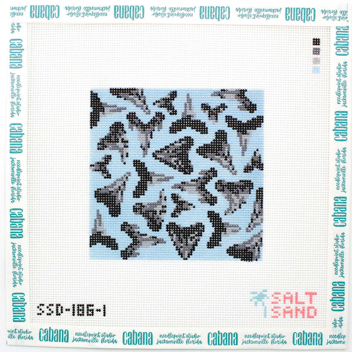 Shark Teeth Square