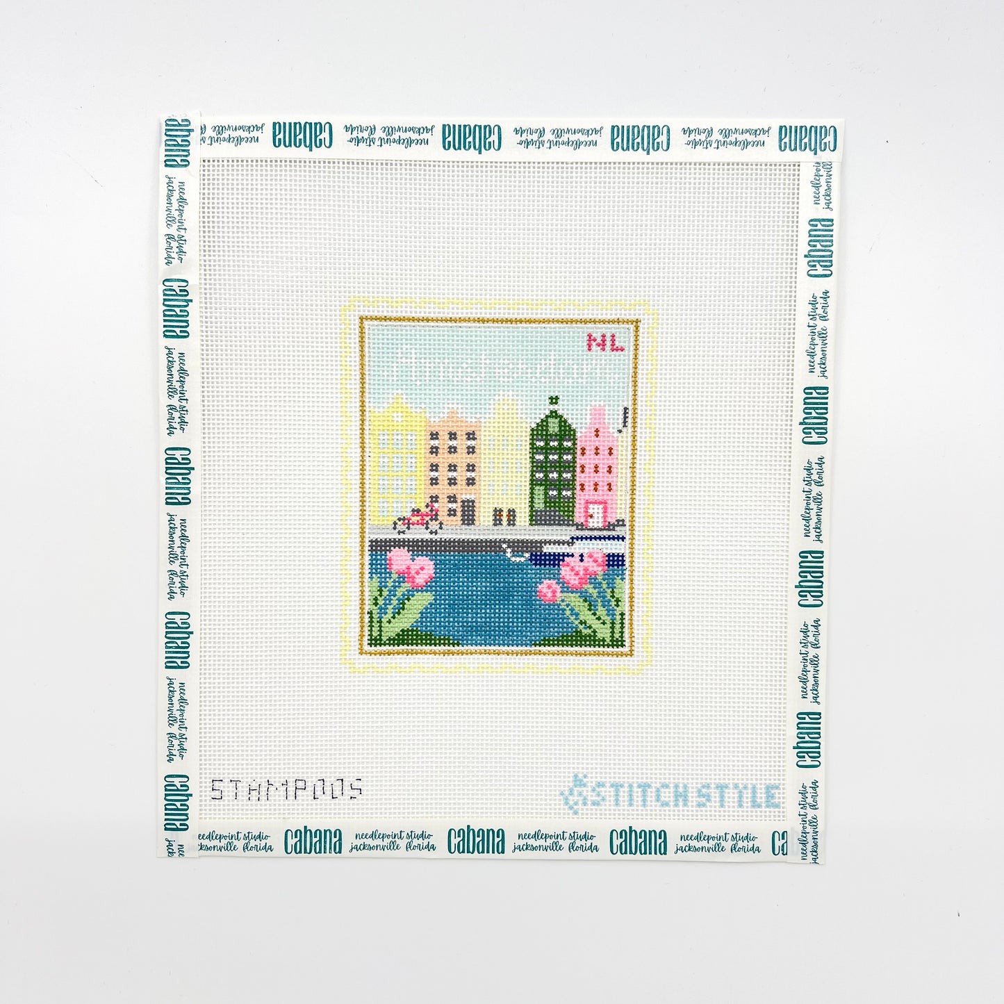 Amsterdam Travel Stamp
