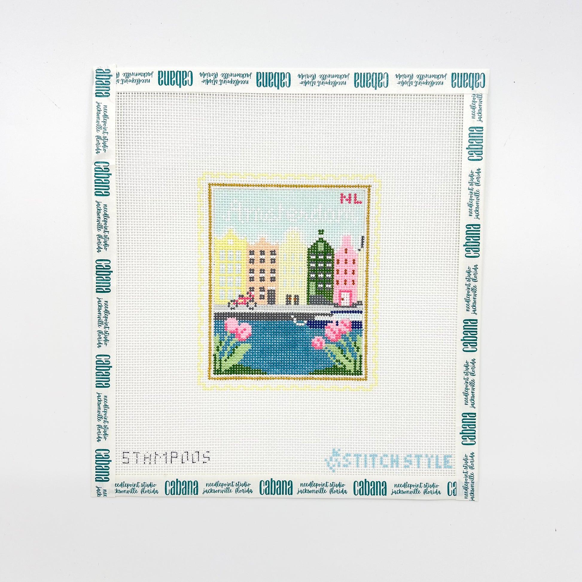 Amsterdam Travel Stamp