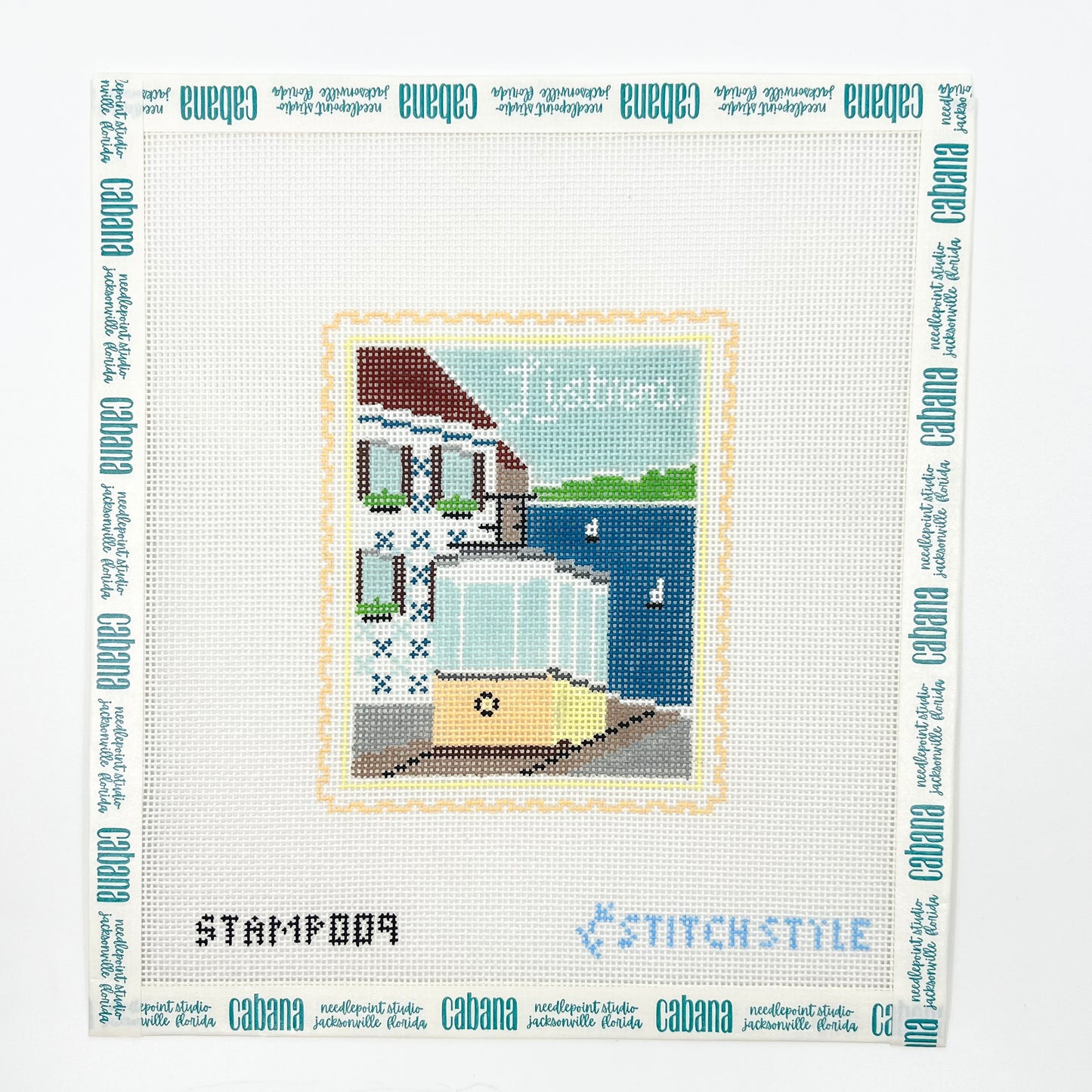 Lisbon Travel Stamp