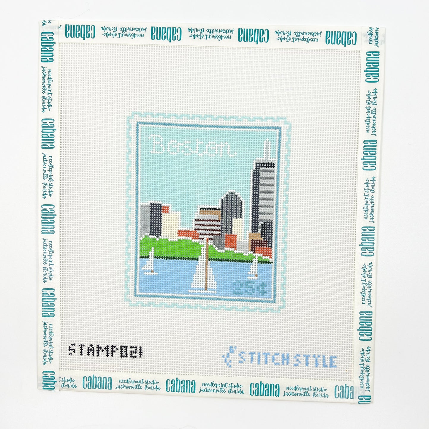 Boston Travel Stamp