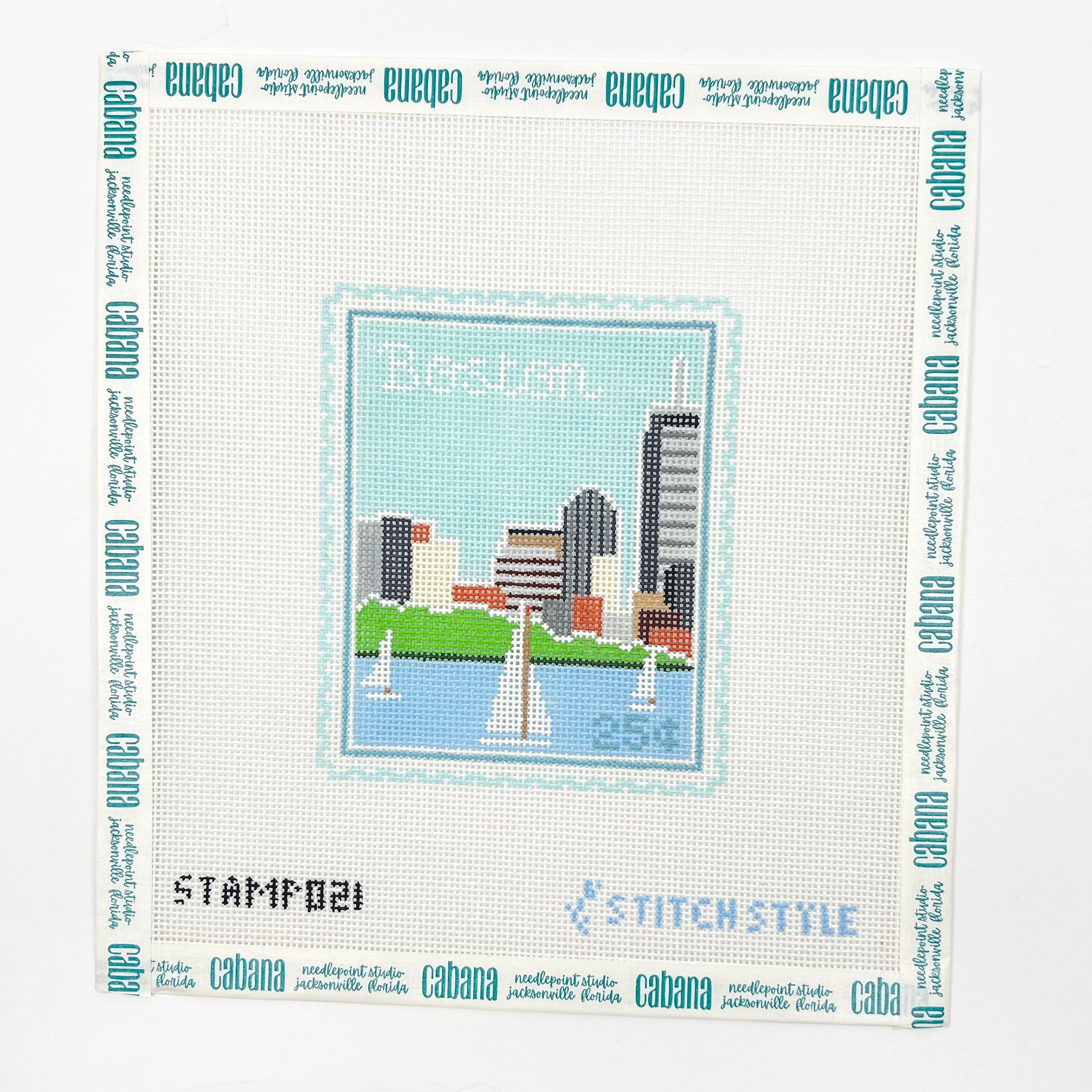 Boston Travel Stamp
