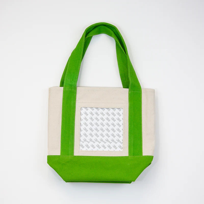 Small Self Finishing Tote Bag Lime