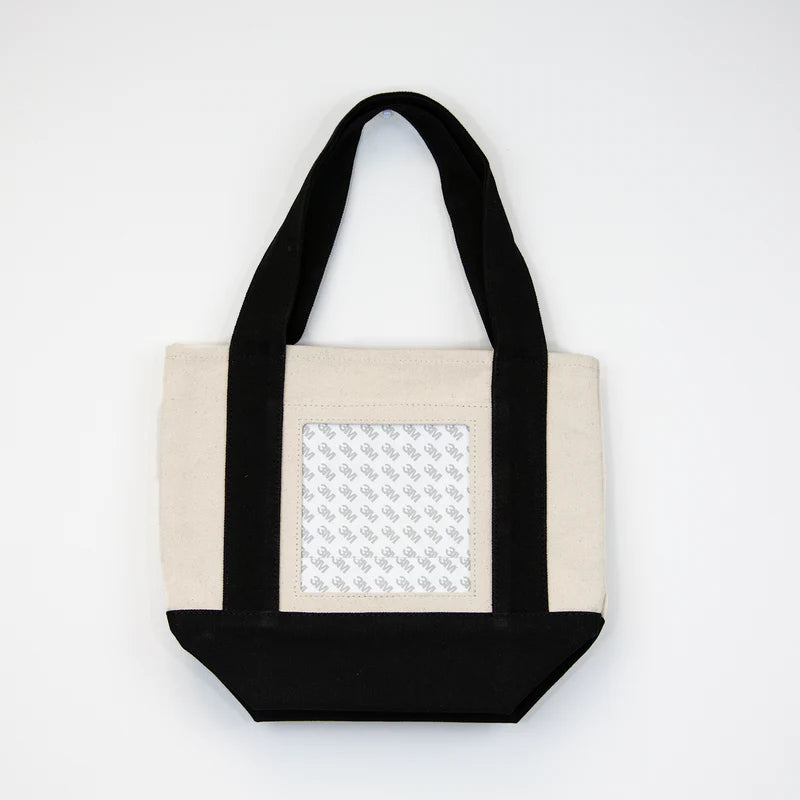 Small Self Finishing Tote Bag Black