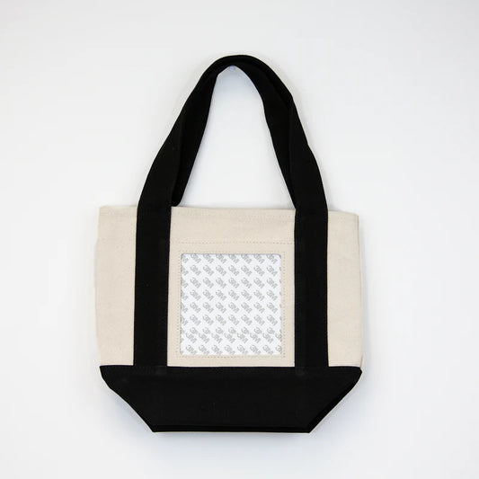 Small Self Finishing Tote Bag Black