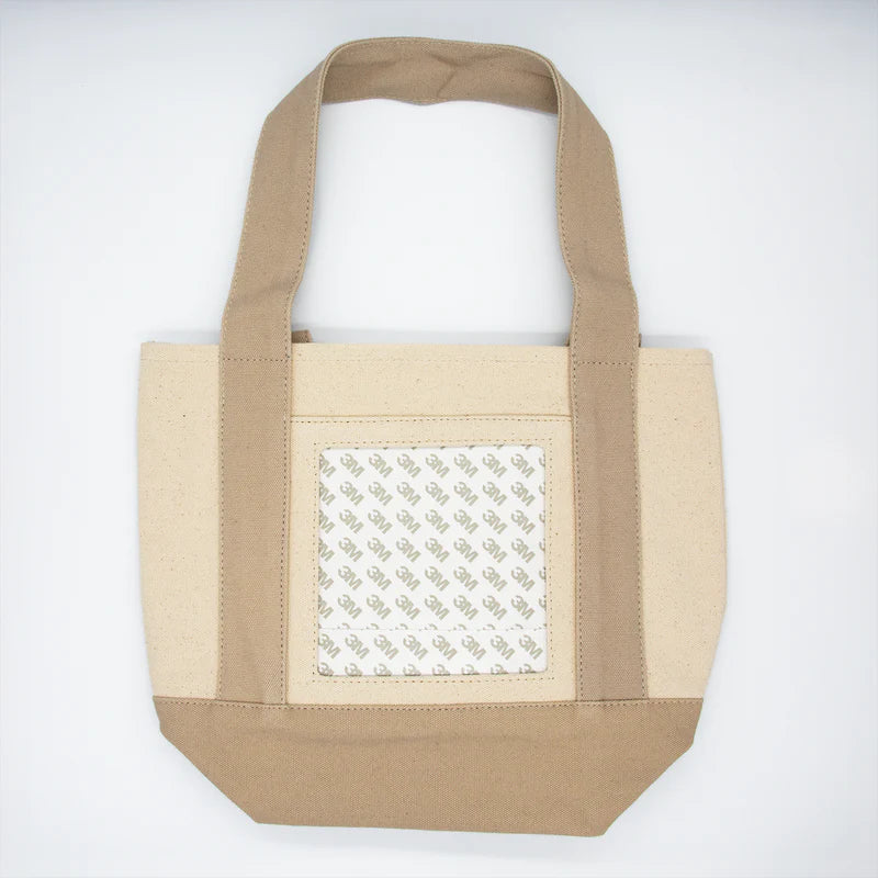Small Self Finishing Tote Bag Taupe