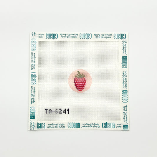 Strawberry Key Fob Insert - Printed