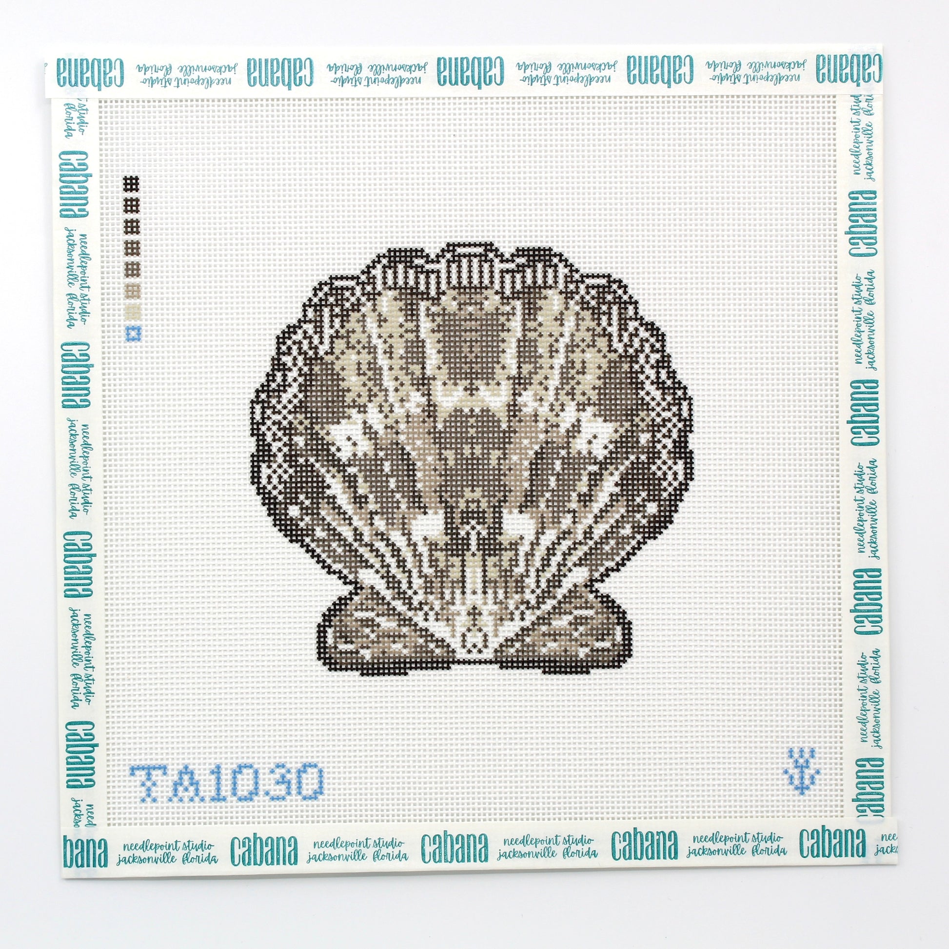 Scallop Ornament - Brown