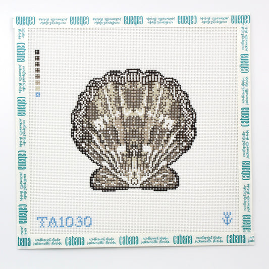 Scallop Ornament - Brown