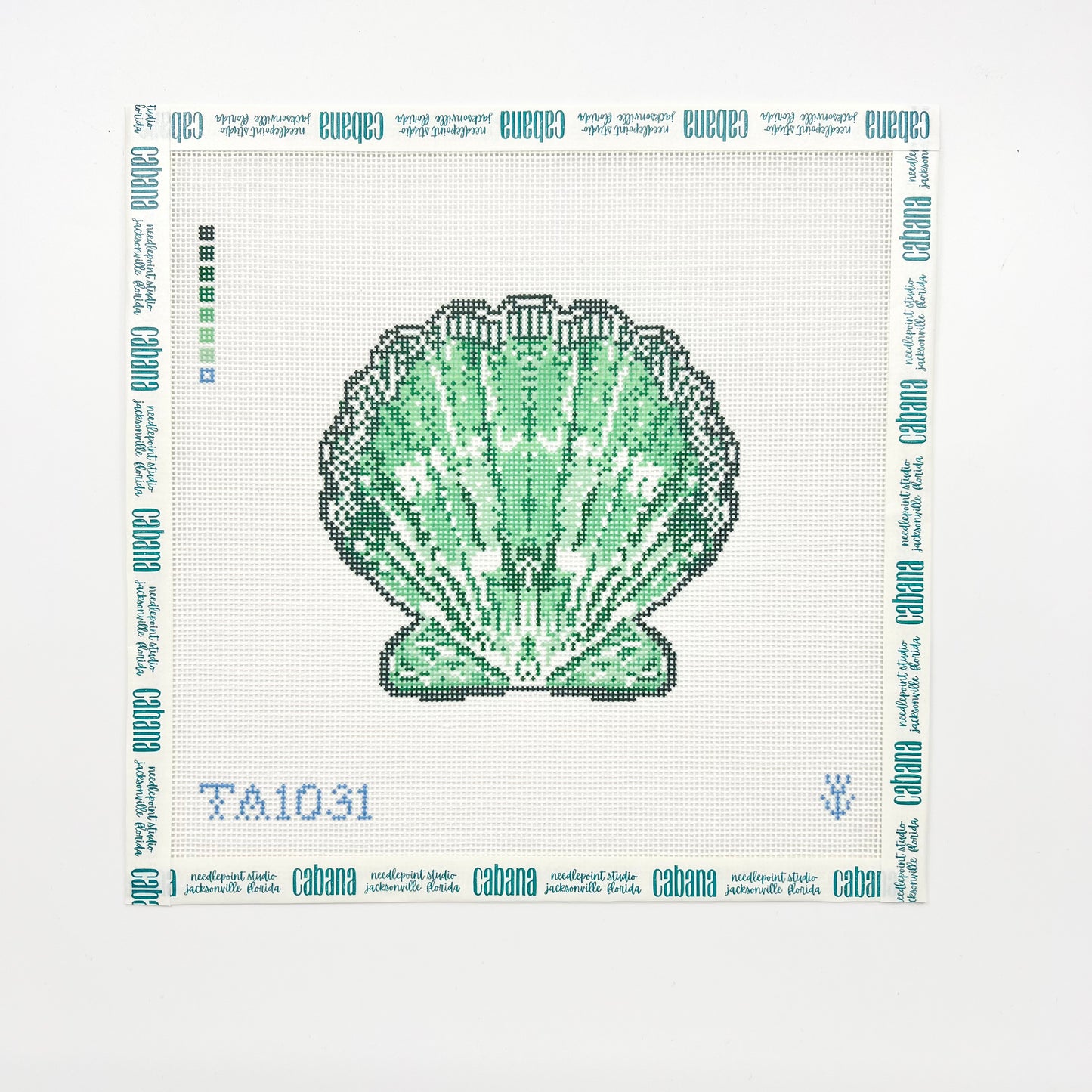 Scallop Ornament - Green