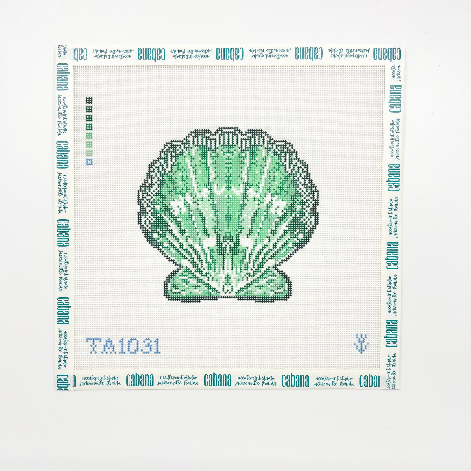 Scallop Ornament - Green