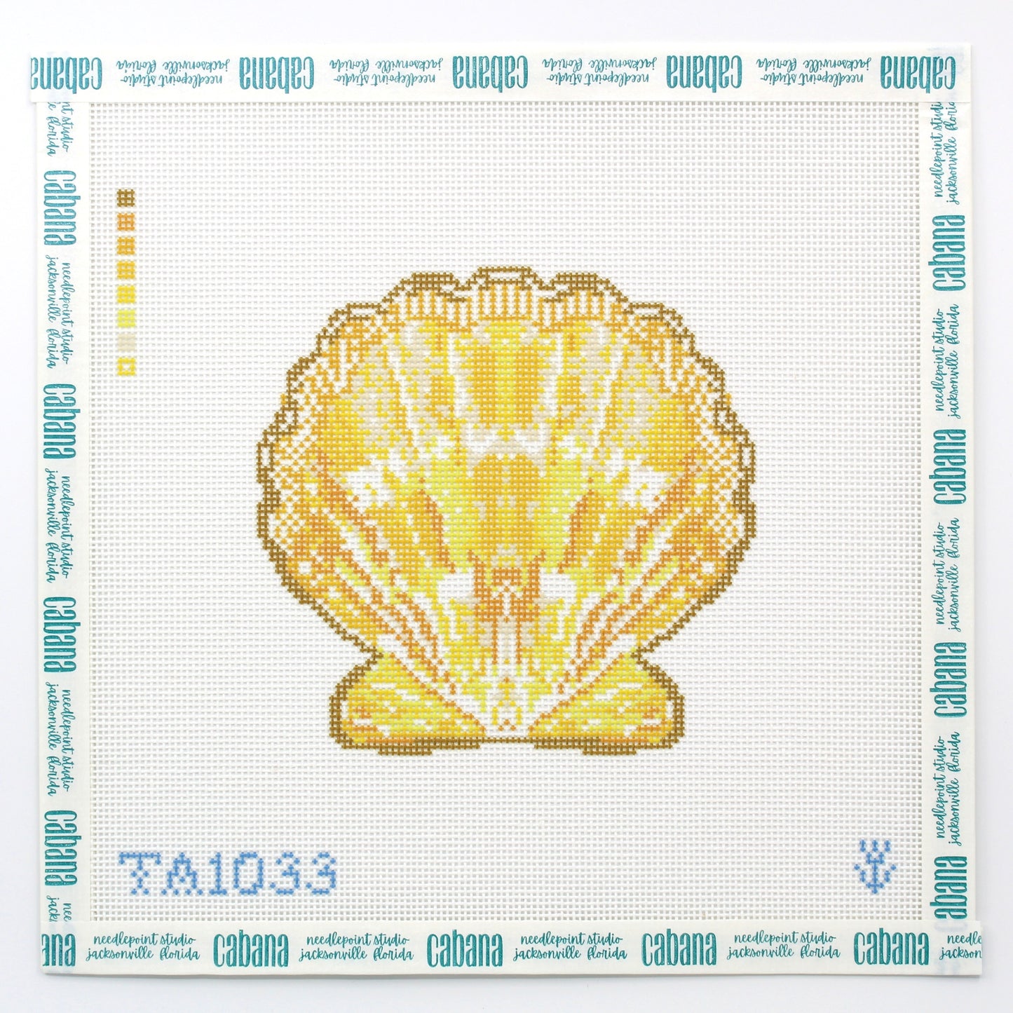 Scallop Ornament - Yellow