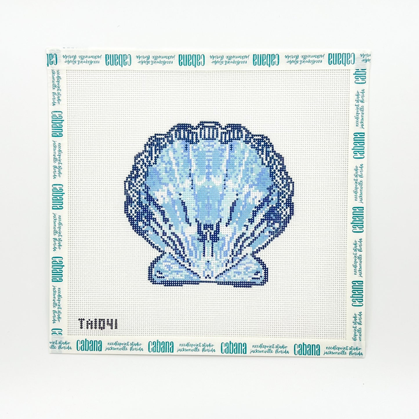 Scallop Ornament - Blue