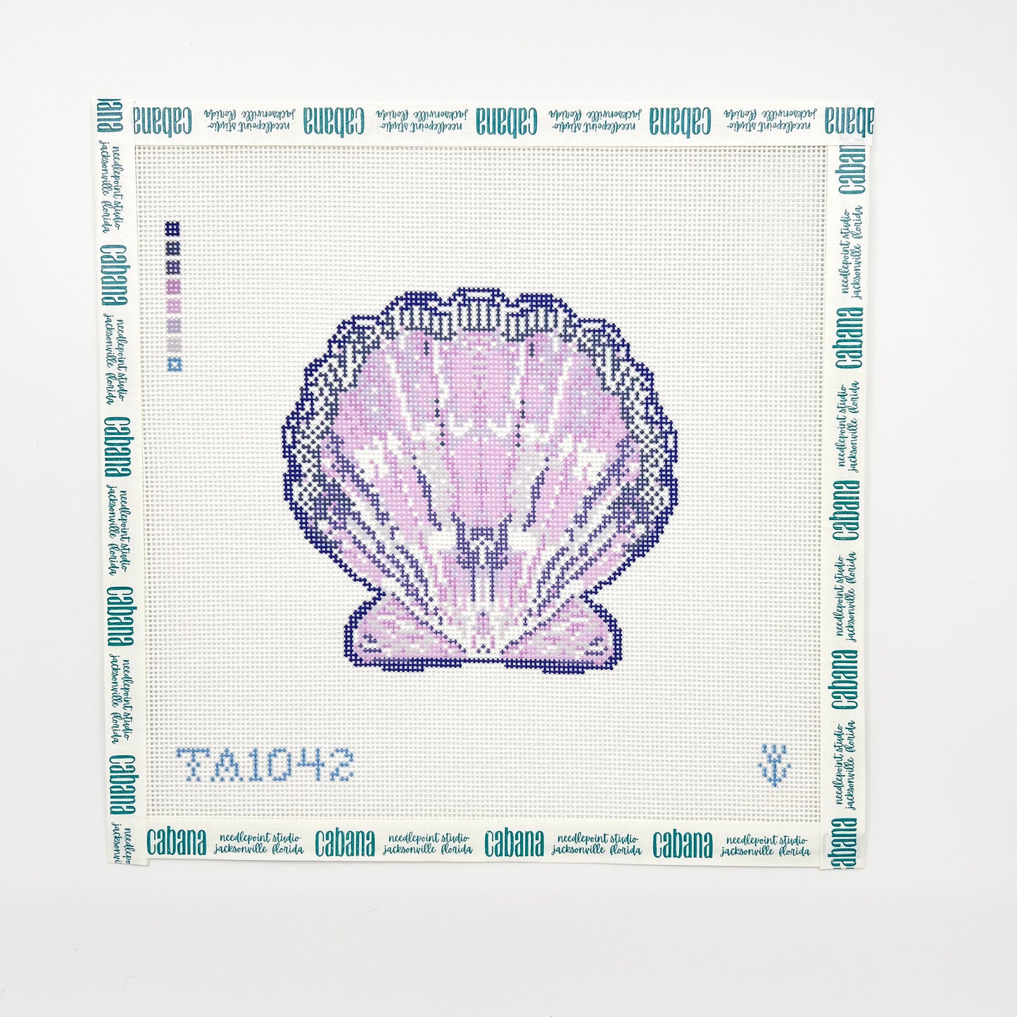 Scallop Ornament - Lavender