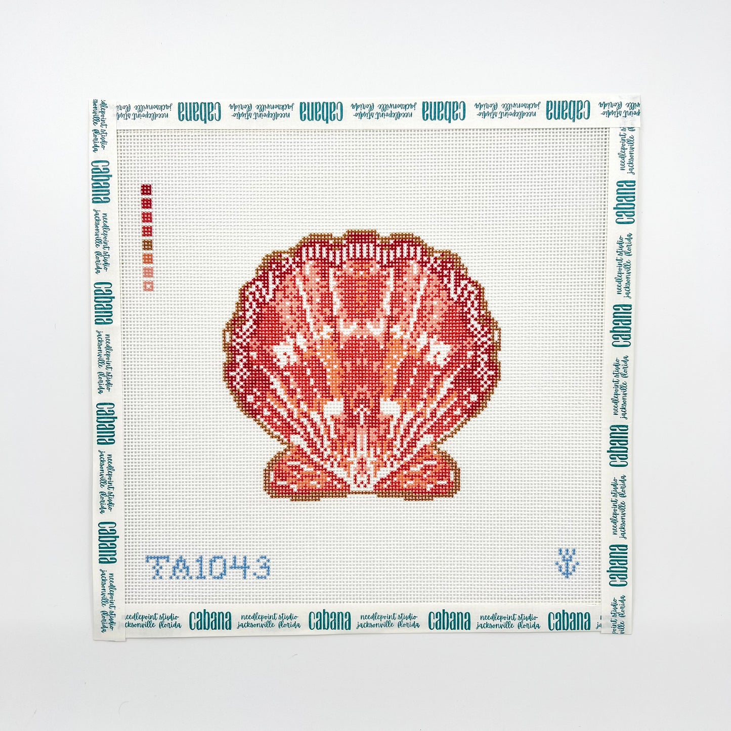 Scallop Ornament - Orange