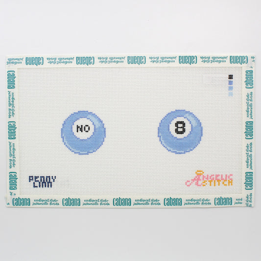 Mini 8-Ball - Blue "No"