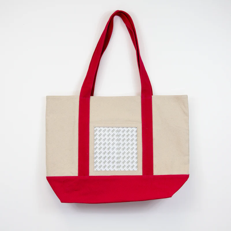 Self Finishing Tote Bag Hot Pink