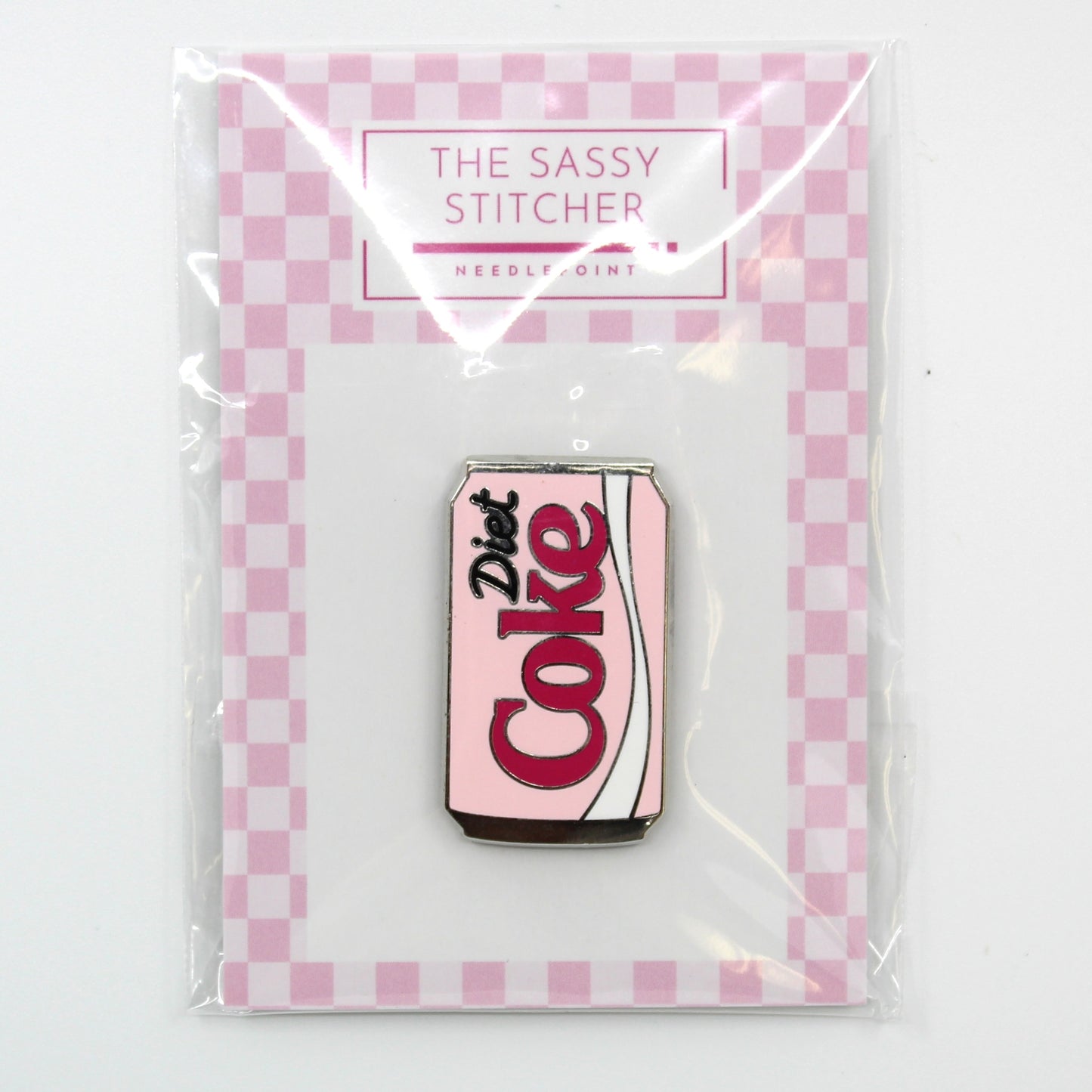 Pink Diet Coke Needle Minder