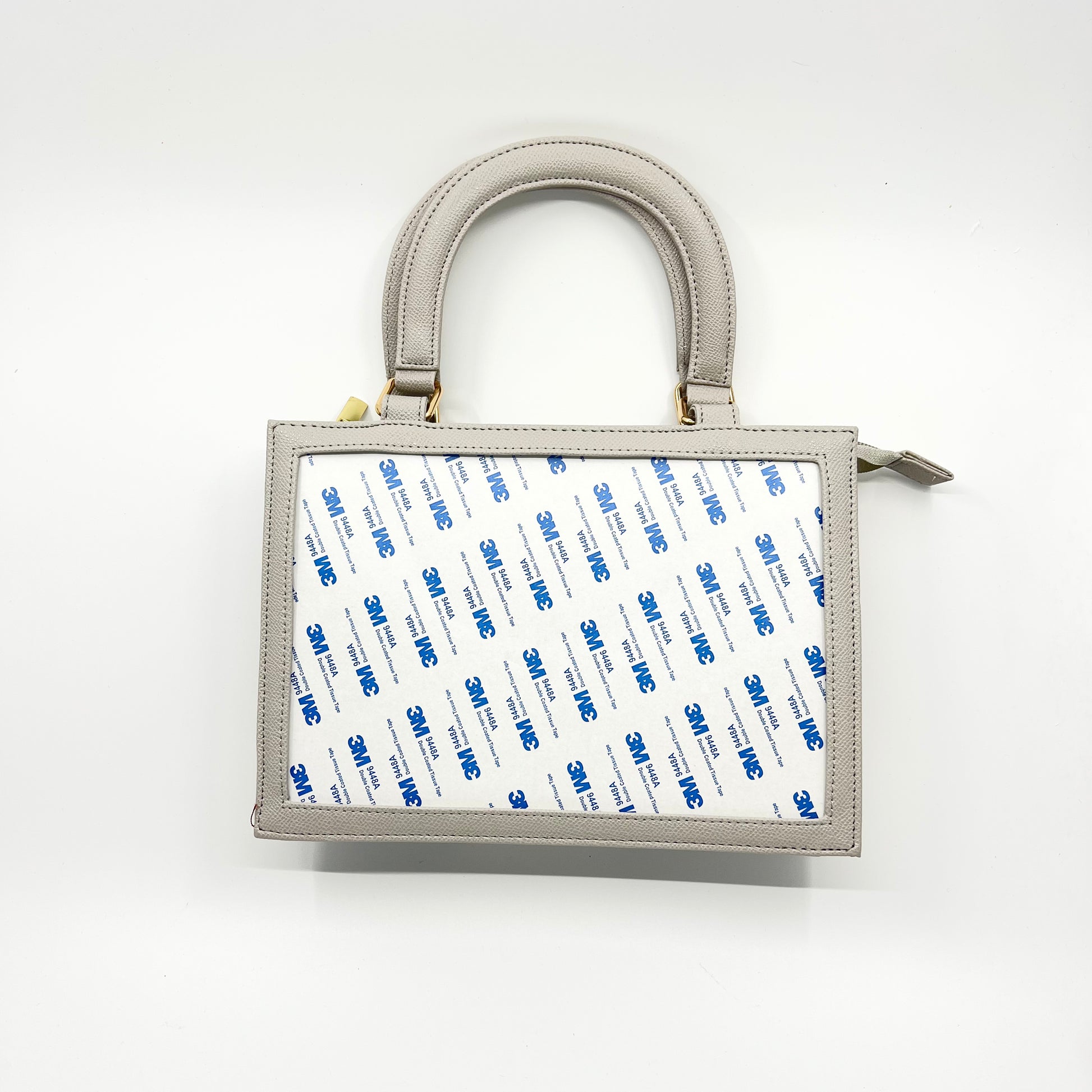 Self-Finishing Leather Purse - White