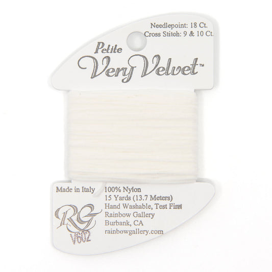 Petite Very Velvet V602 White