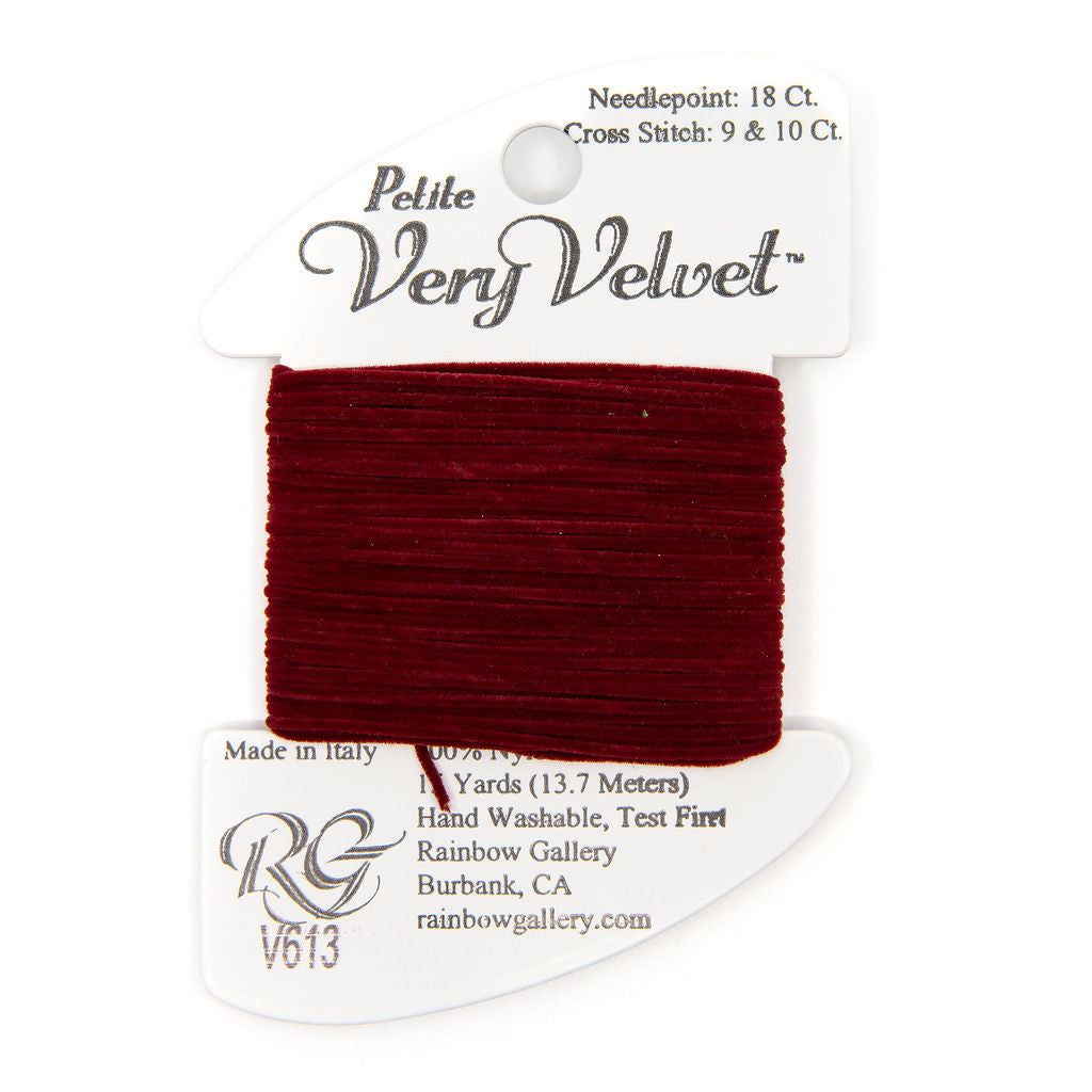Petite Very Velvet V613 Burgundy