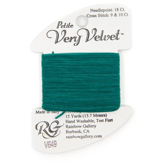 Petite Very Velvet V649 Teal