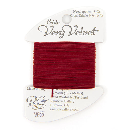 Petite Very Velvet V655 Dark Red