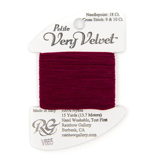 Petite Very Velvet V665 Dark Raspberry