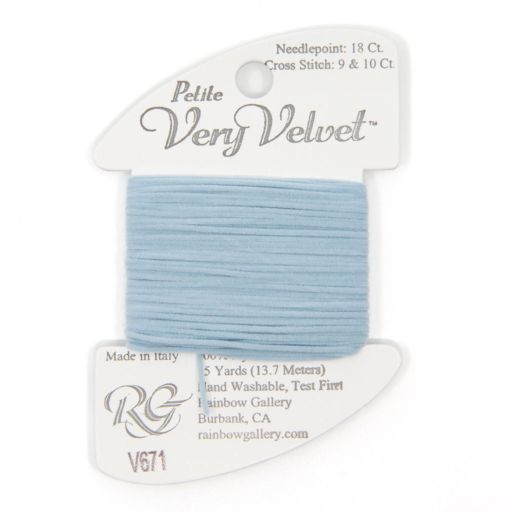 Petite Very Velvet V671 Powder Blue