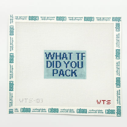 What TF Did You Pack Luggage Tag