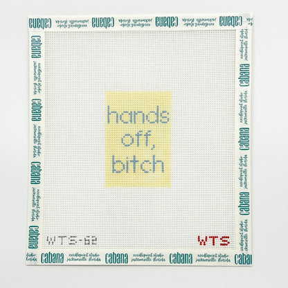 Hands Off, Bitch Luggage Tag