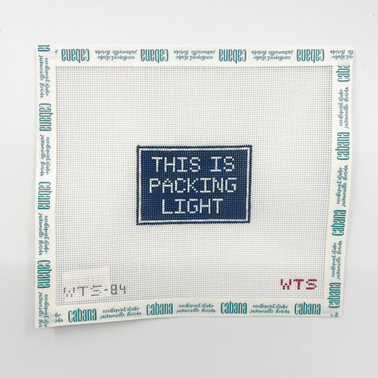 This is Packing Light Luggage Tag