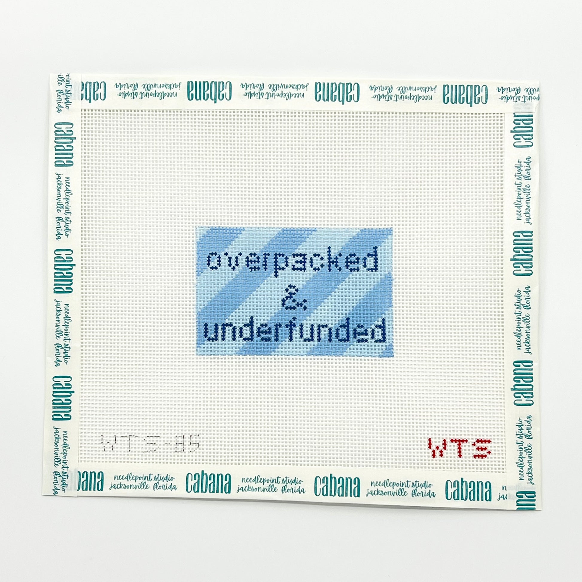 Overpacked and Underfunded Luggage Tag