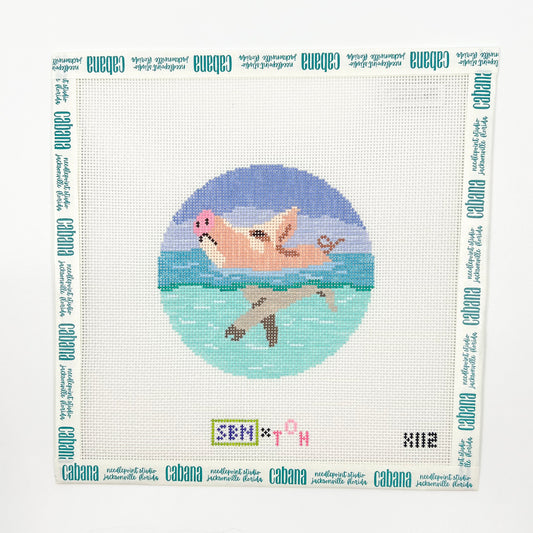Swimming Pig