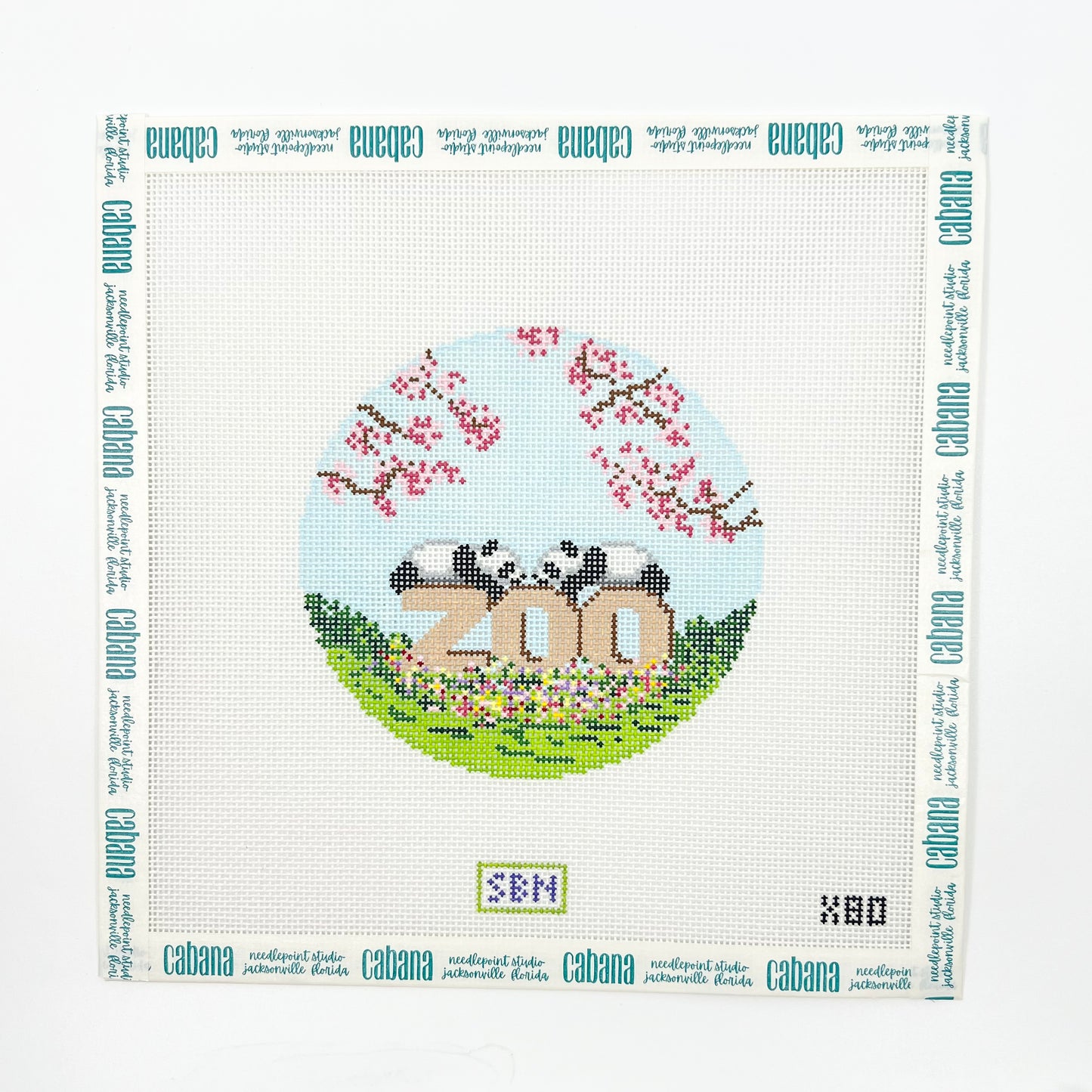 Pandas & Zoo with Cherry Blossoms