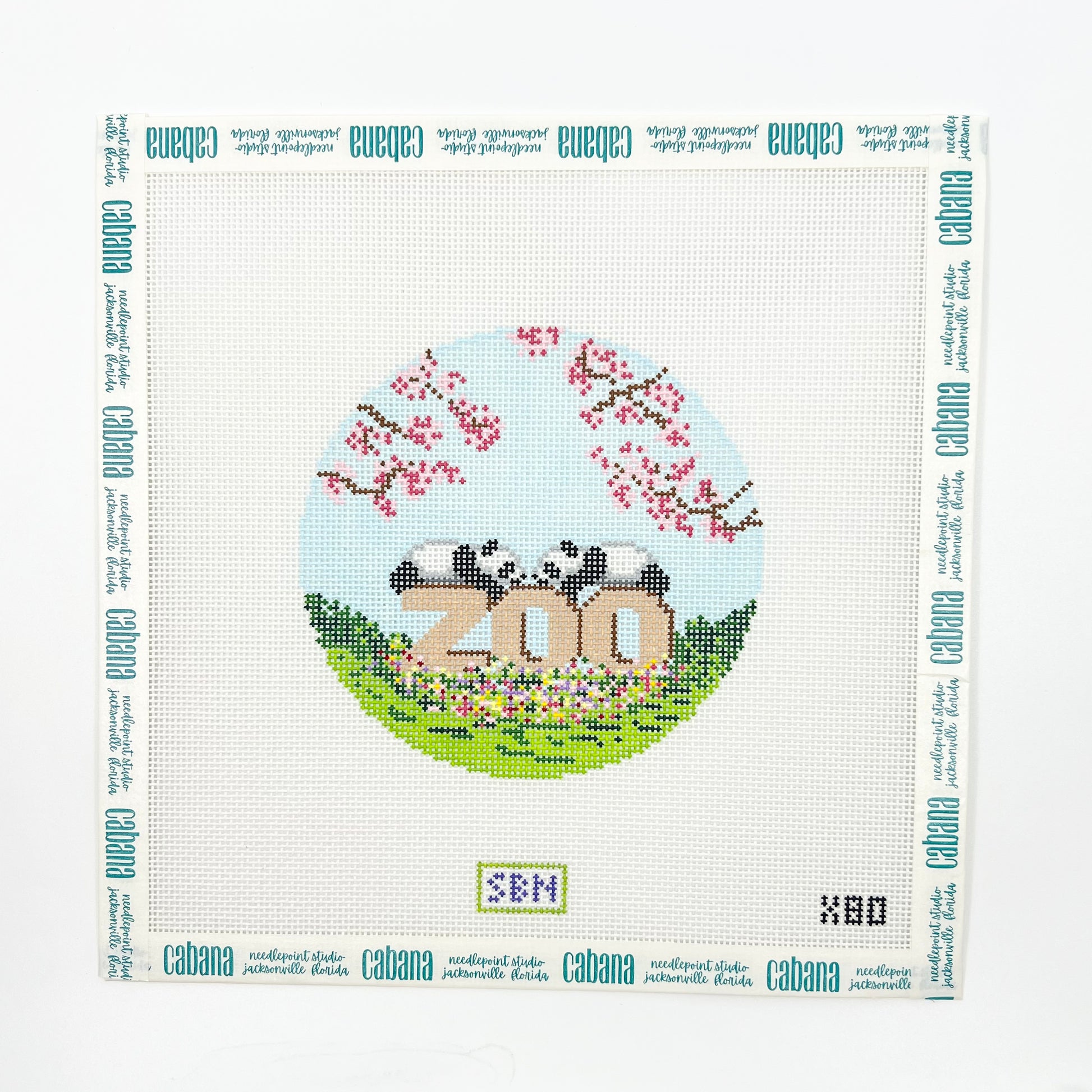 Pandas & Zoo with Cherry Blossoms