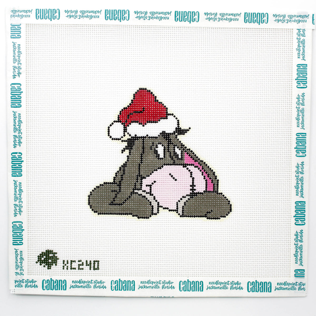Eeyore in Santa Hat